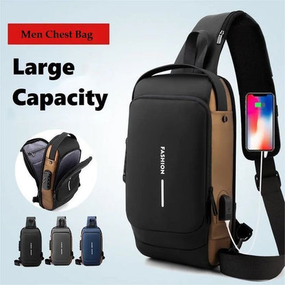 Shoulder Bag With USB Charging Port