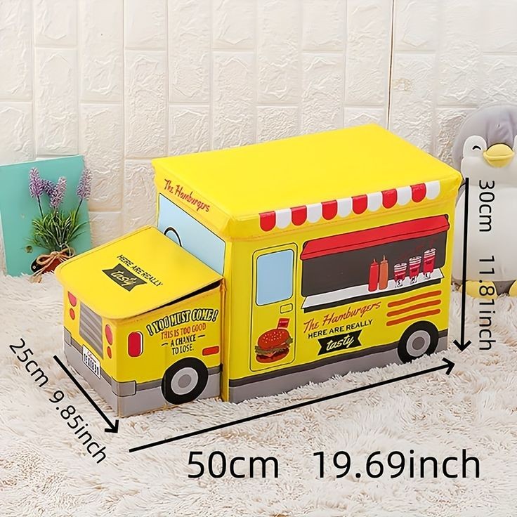 Bus Design Toy Storage Box