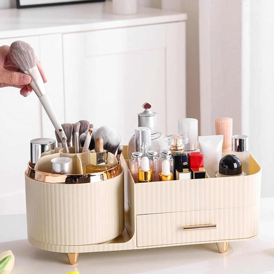 New Elegant Style Brush Holder and Cosmetic Tray