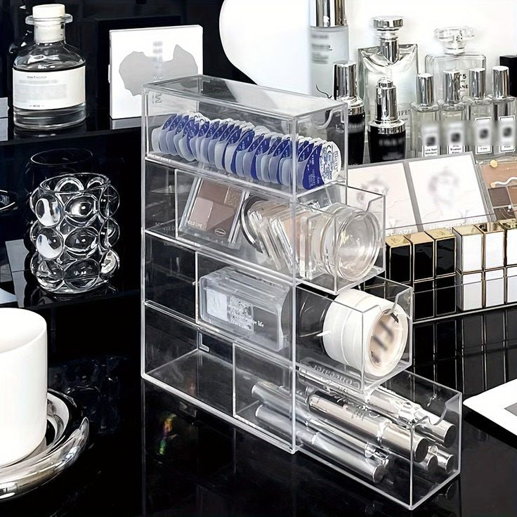 4 Layer Acrylic Drawer Storage Box