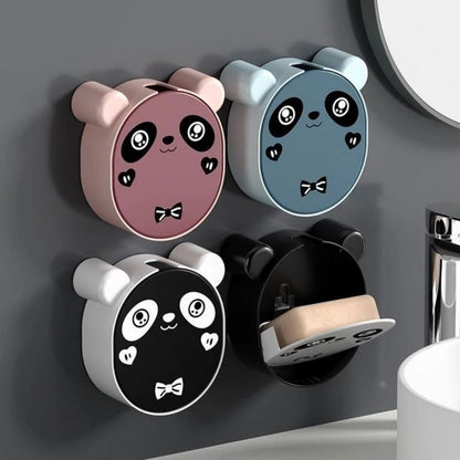 Cute Panda Soap Drain Box