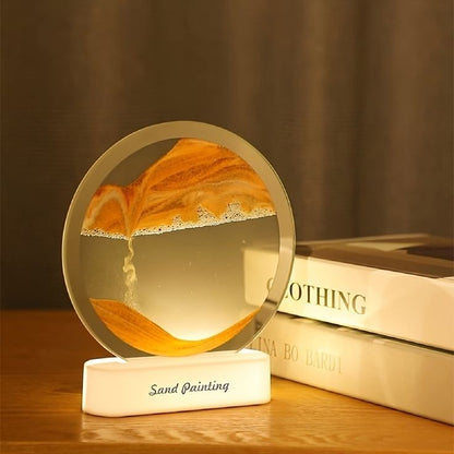 3D Moving Sand Art Lamp