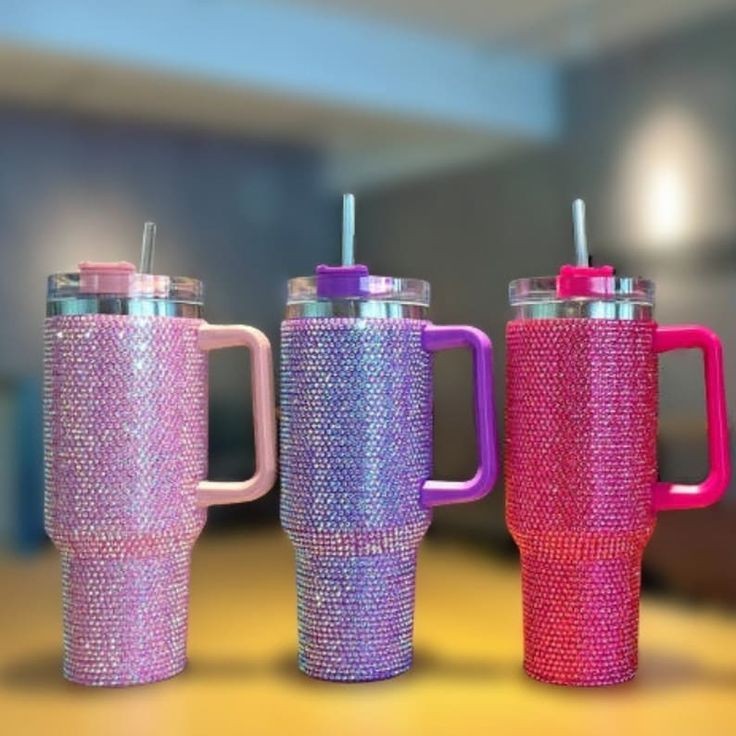 Stainless Steel Rhinestone Tumbler