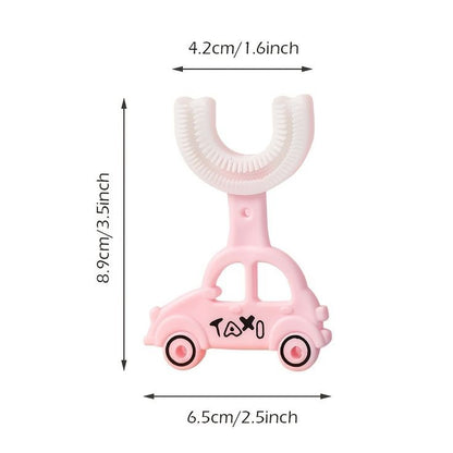 U-Shaped Cute Taxi Shape Toothbrush