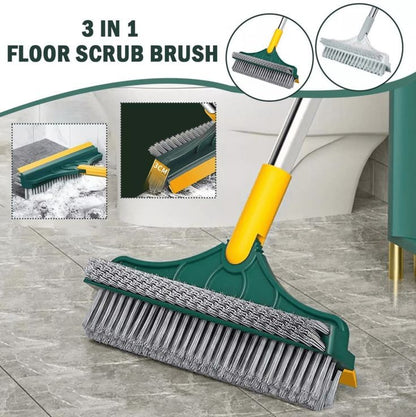 3 In 1 Floor Scrubber Wiper Brush