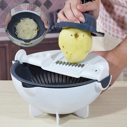 Multifunctional Drain Basket Vegetables Cutter