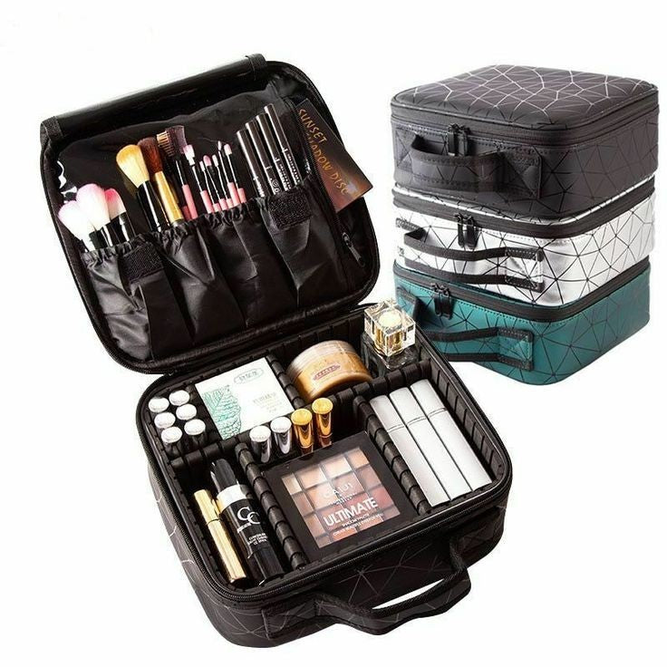 Double Layer Portion Cosmetic Bag