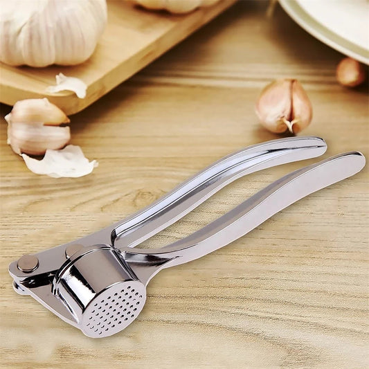 Stainless Steel Garlic Press Crusher