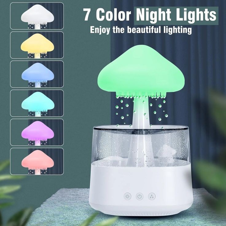 Mushroom Rain Cloud Humidifier