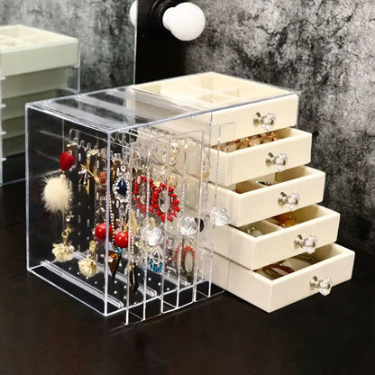 Transparent Acrylic Jewellery Organizer