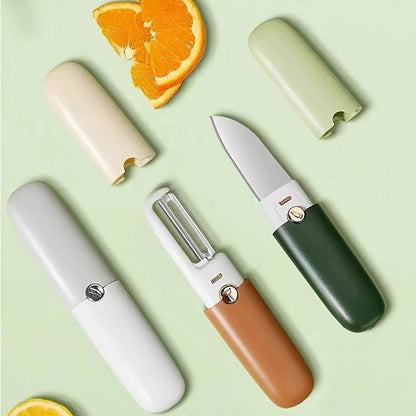 Portable 2 in 1 Knife With Peeler