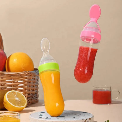 Silicone Spoon Feeder Bottle