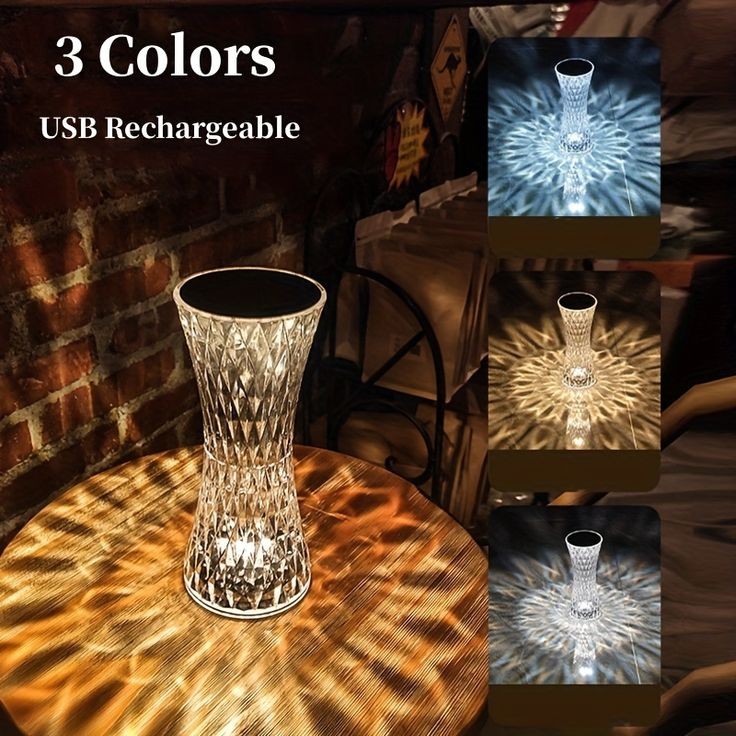 Rechargeable Crystal Lamp