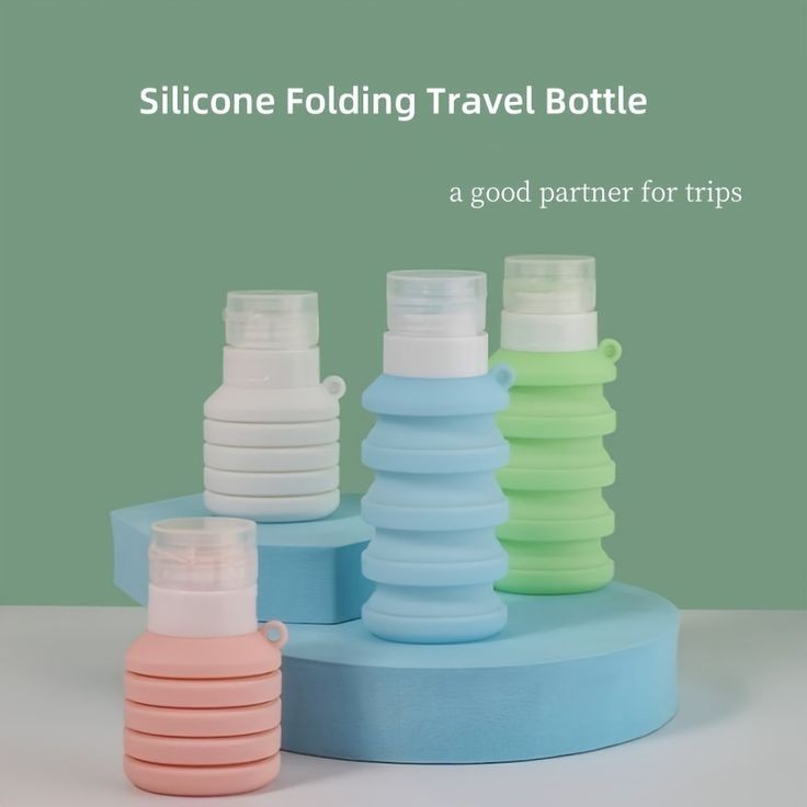 Multi-Purpose Foldable Silicone Bottle