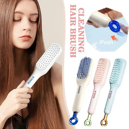 Self Cleaning Hairbrush