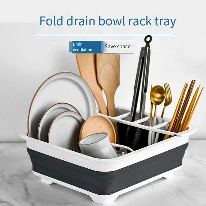 Folding Dish Drying Rack