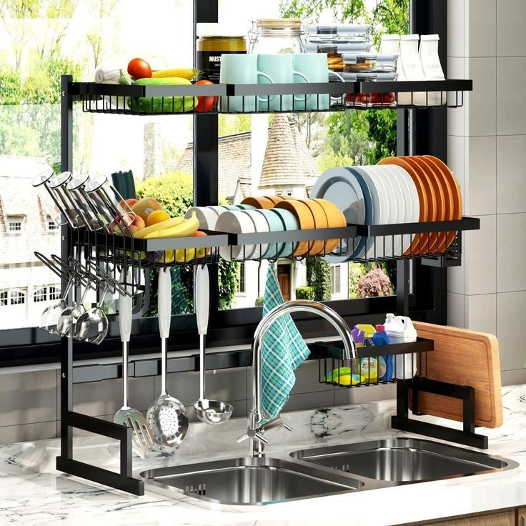 Double Layer Sink Rack