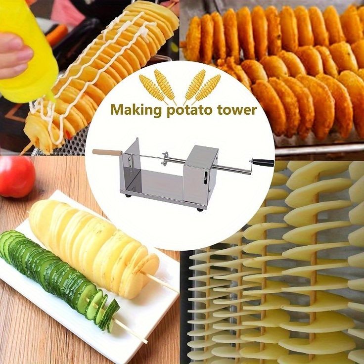 Stainless Steel Spiral Potato Chips Cutter