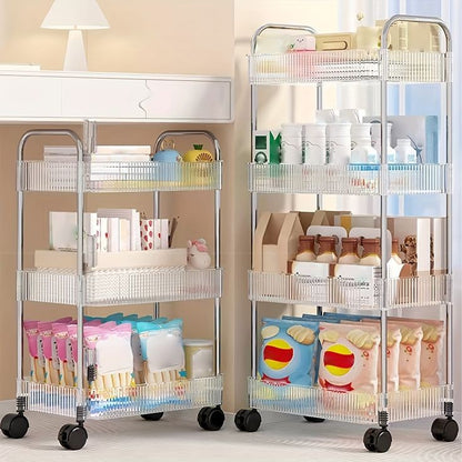 Clear acrylic smart trolley