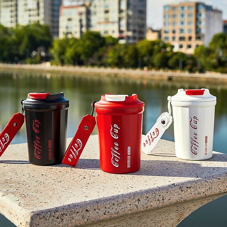 Stainless Steel Coke Design Coffee Mug