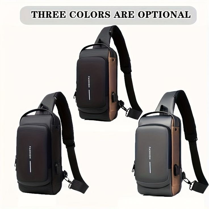 Shoulder Bag With USB Charging Port