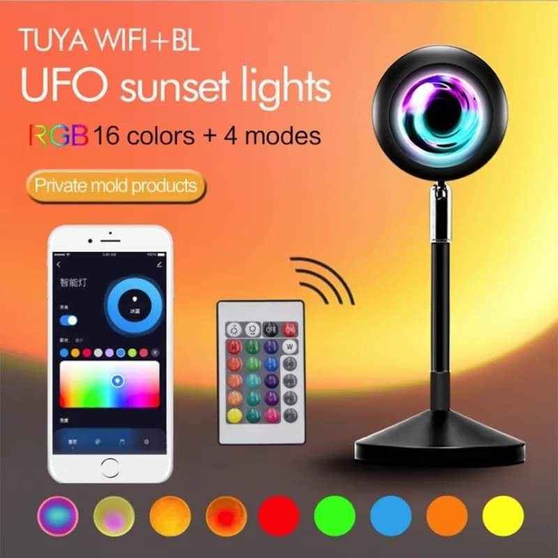 16 Colour RGB Sunset Lamp