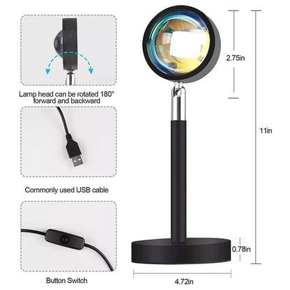 16 Colour RGB Sunset Lamp