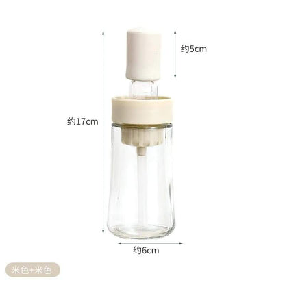 Glass Silicone Oil Brush Bottle