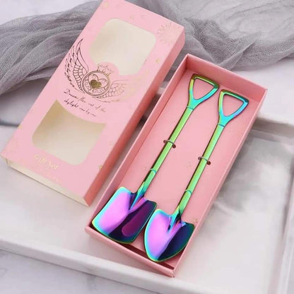 Creative Stainless Steel Spoon Set (2pcs)