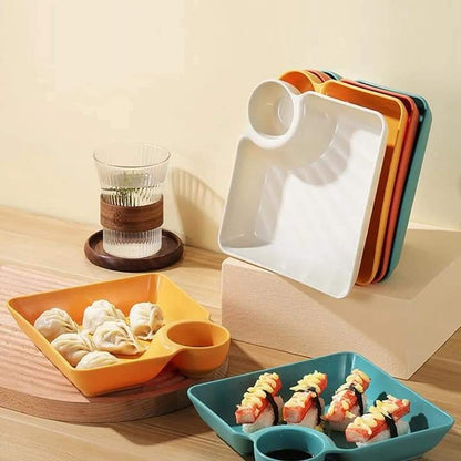 Divided Plastic Snacks Tray