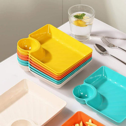 Divided Plastic Snacks Tray