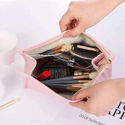 Large Capacity 3Pcs PU Travel Cosmetic Bag