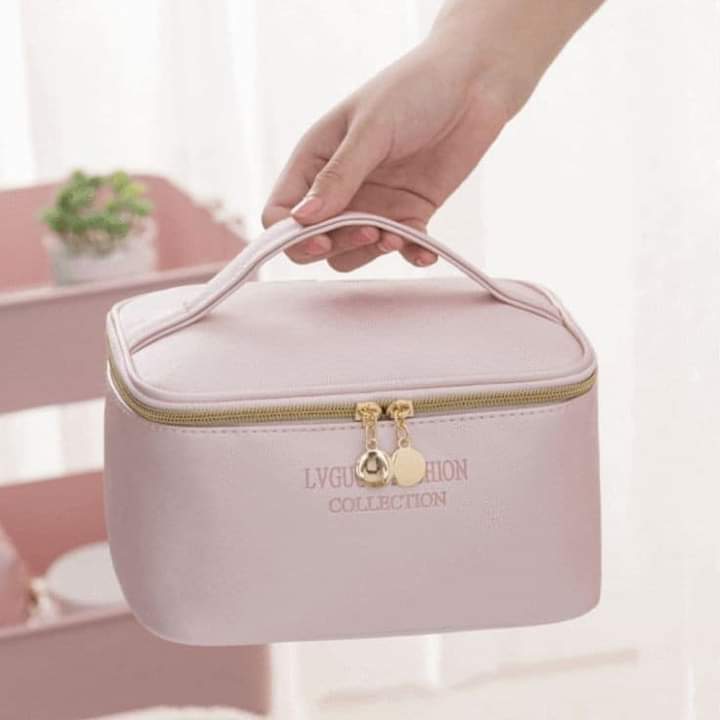 Large Capacity 3Pcs PU Travel Cosmetic Bag