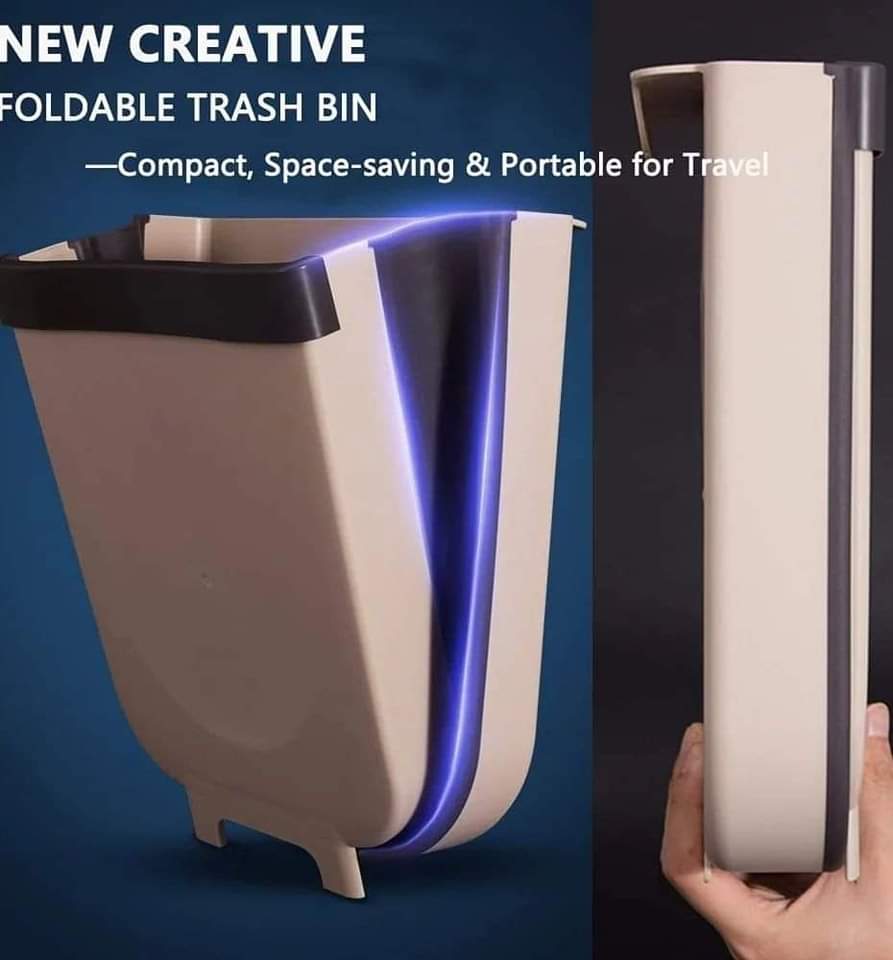 Foldable Cabinet Hanging Trashbin