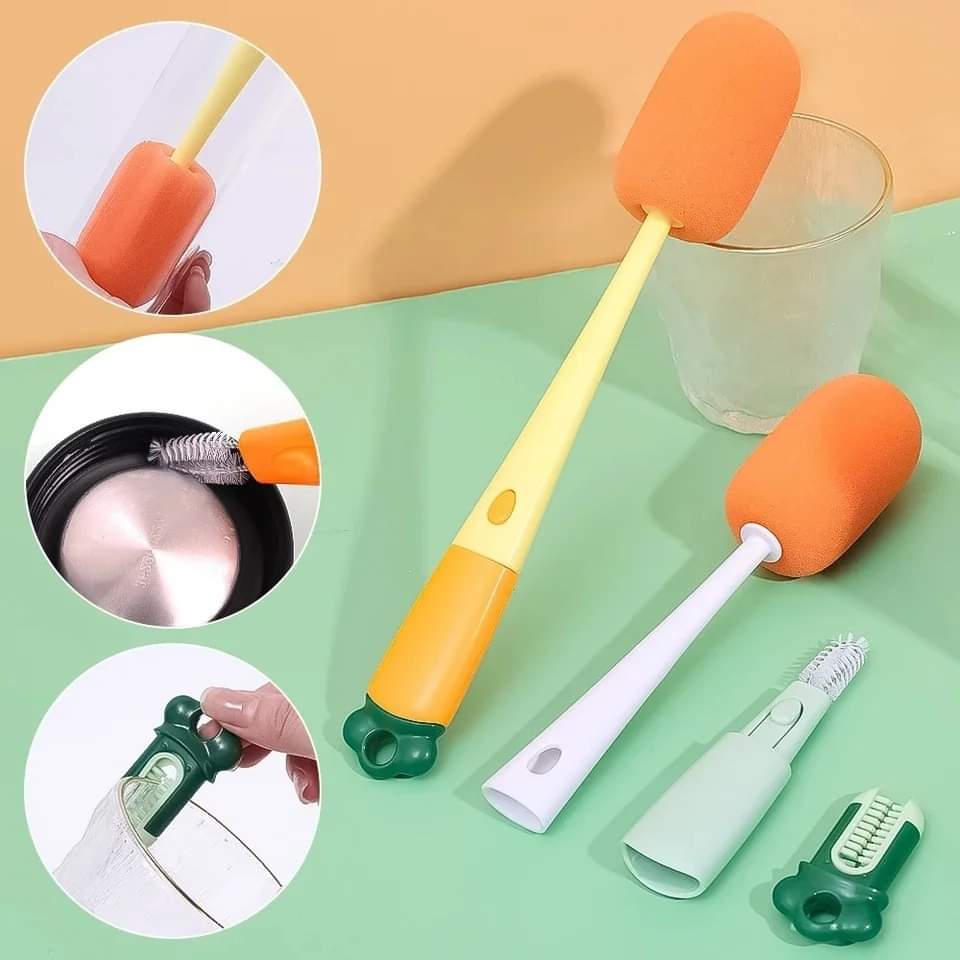 3 In 1 Bottle Cleaning Brush