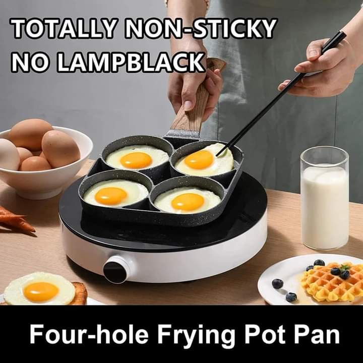 Nonstick Four And Three Portion Frying Pan