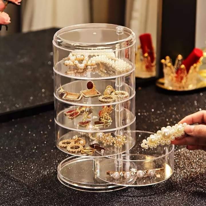 Acrylic Rotatable Jewelley Organizer