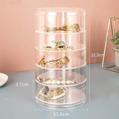 Acrylic Rotatable Jewelley Organizer