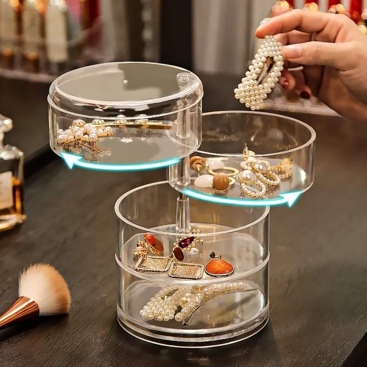 Acrylic Rotatable Jewelley Organizer