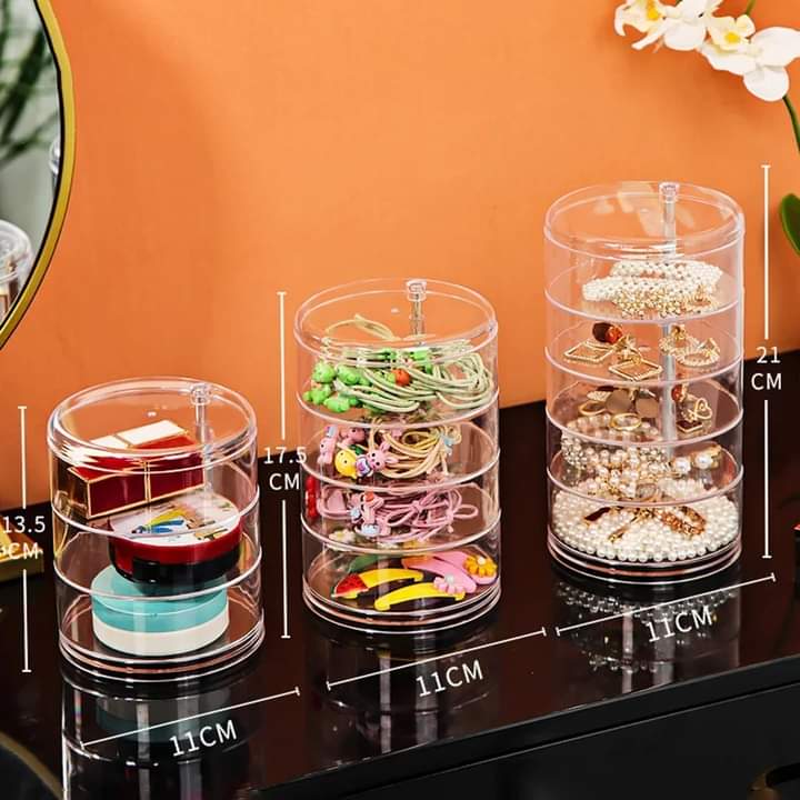 Acrylic Rotatable Jewelley Organizer