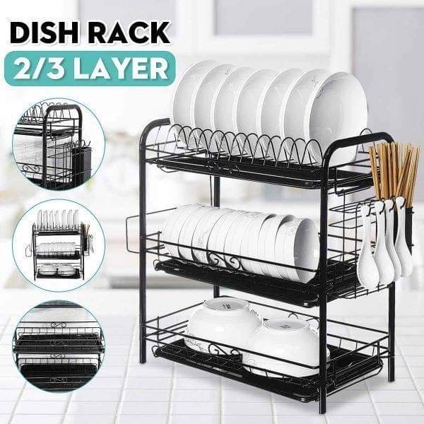 3 Tier Dish Drying Rack