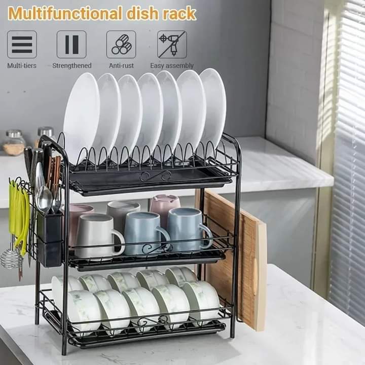 3 Tier Dish Drying Rack