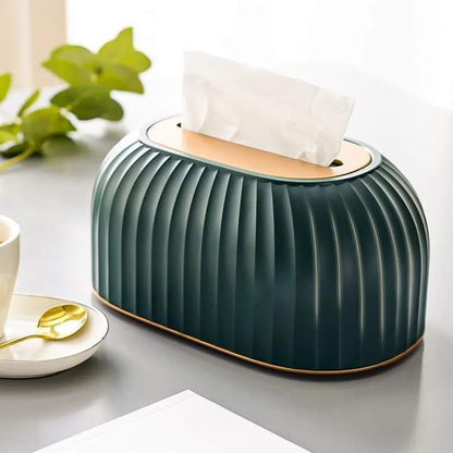 Nordic Striped Tissue Box Holder