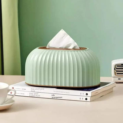 Nordic Striped Tissue Box Holder