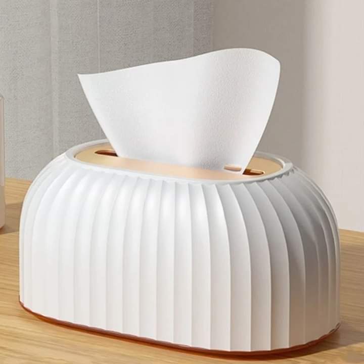 Nordic Striped Tissue Box Holder