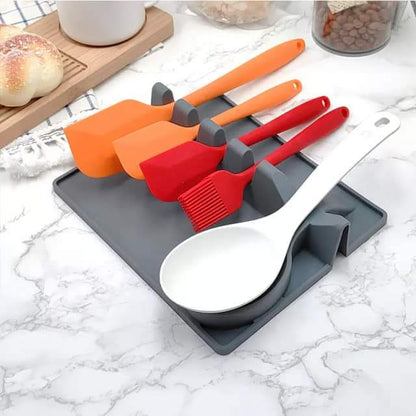 2 in 1 Multifunctional Silicone Spoon Holder