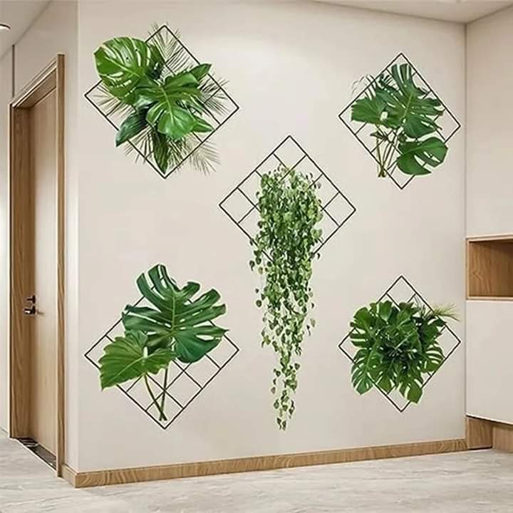 Wall Decorative Grass Stickers (5pc)