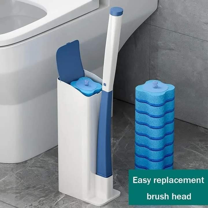 Toilet brush with bucket