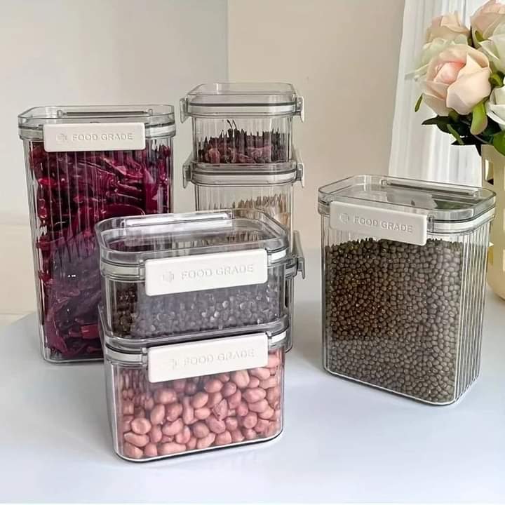 4pcs Storage Jars