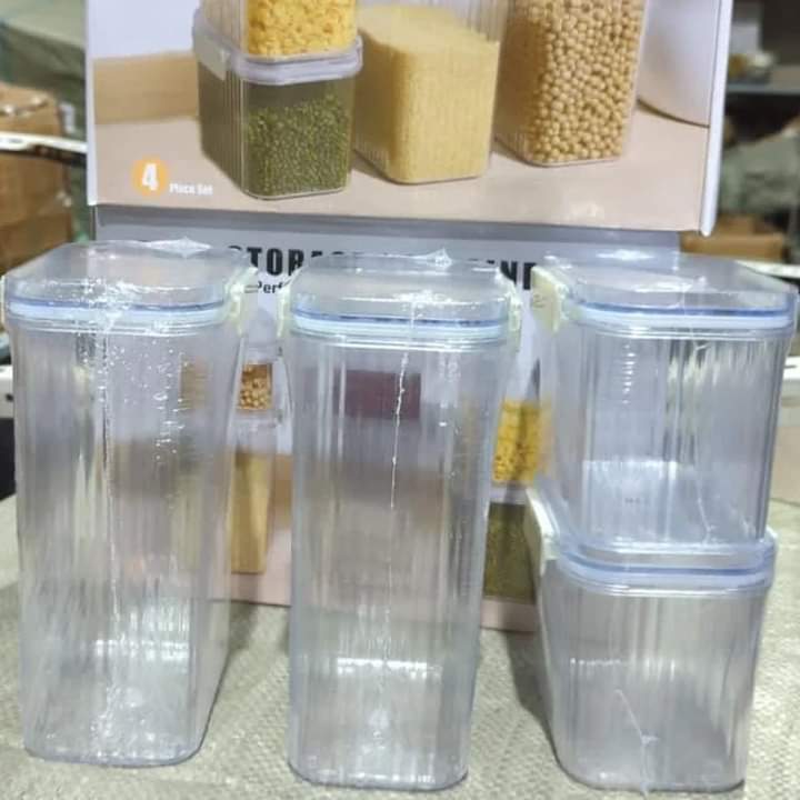 4pcs Storage Jars